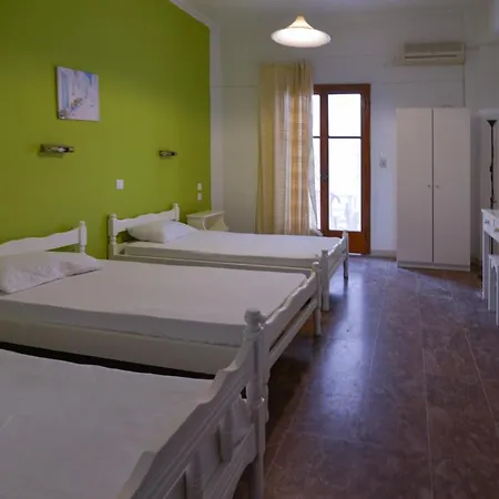 Kavos Room For 3 Next To The Beach Shared Veranda Kávos